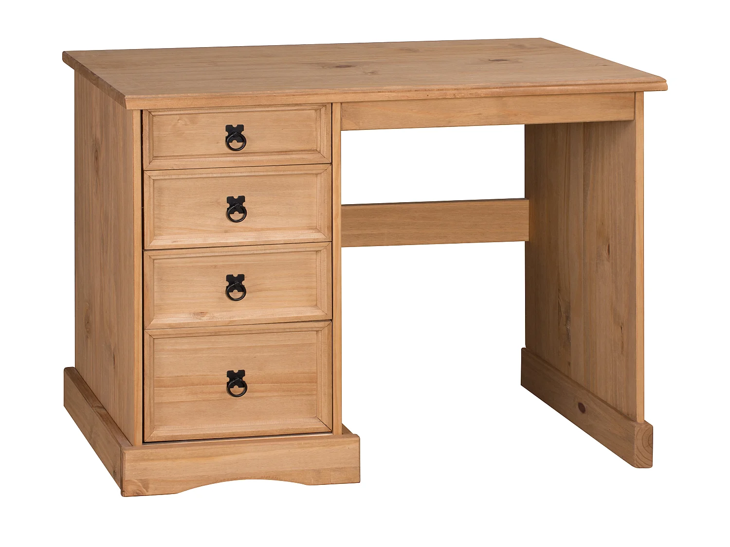 Mercers Furniture Corona Dressing Table 4 Drawer Desk Solid Mexican Wood Pine Wooden