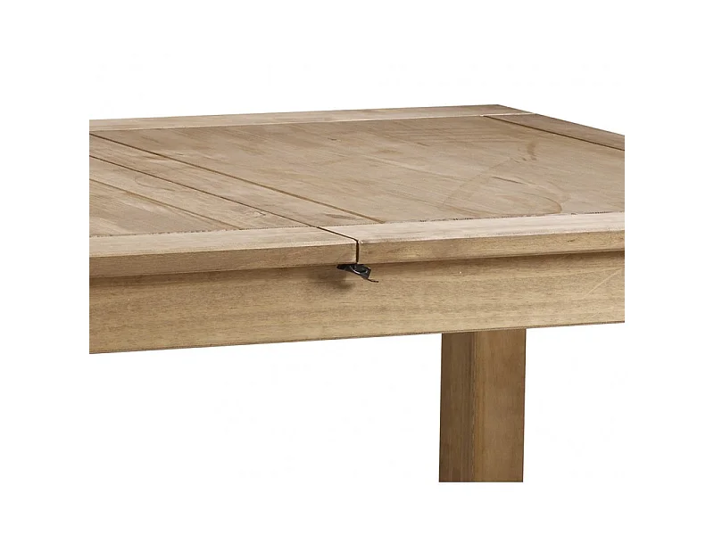 Mercers Furniture Corona Small Extending Dining Table Solid Wood Pine Wooden Extendable with Mexican Styling
