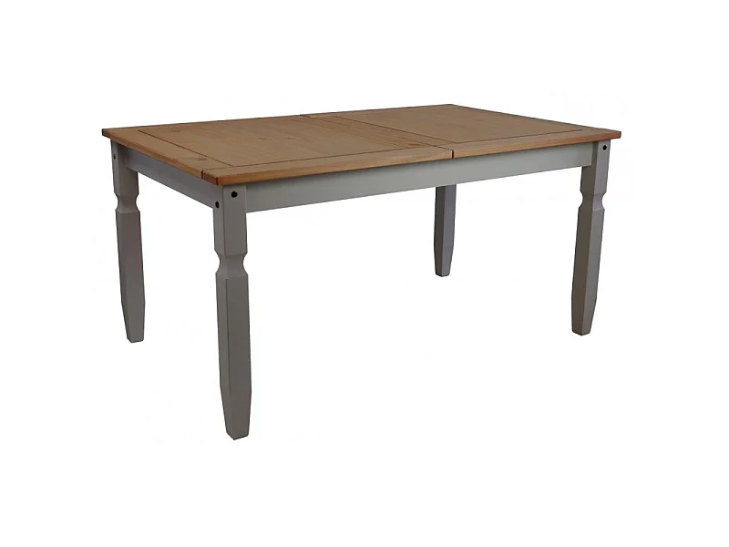 Mercers Furniture Corona Grey Wax 5'0" Dining Table Solid Wood Pine Wooden Kitchen with Mexican Styling