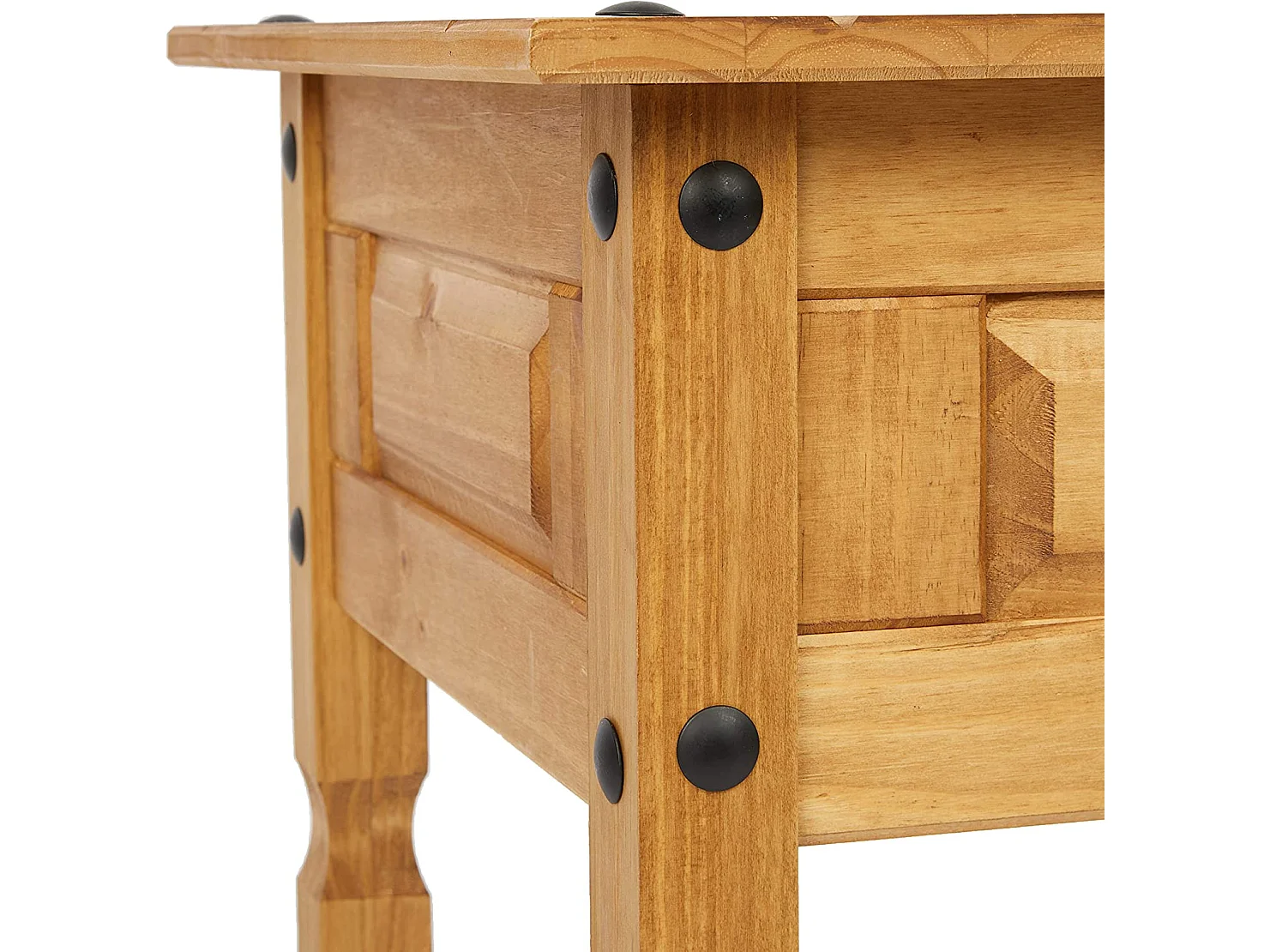 Mercers Furniture Corona Lamp Table Side End Stand Solid Wood Pine Wooden Living Room with Mexican Styling