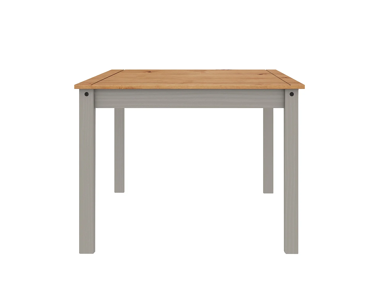 Mercers Furniture Corona Grey Wax Budget Dining Set Table & 4 Chairs Small Kitchen Solid Wood Pine Wooden with Mexican Styling