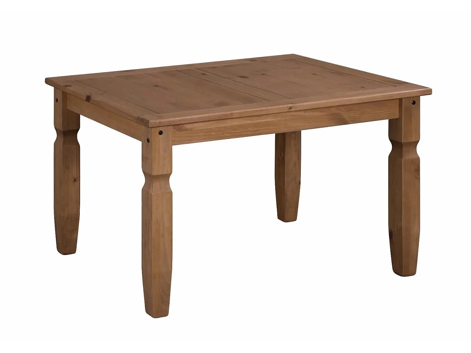 Mercers Furniture Corona 4'0 Dining Table & 4 Chairs Dining Set Solid Wood Pine Wooden Kitchen with Mexican Styling