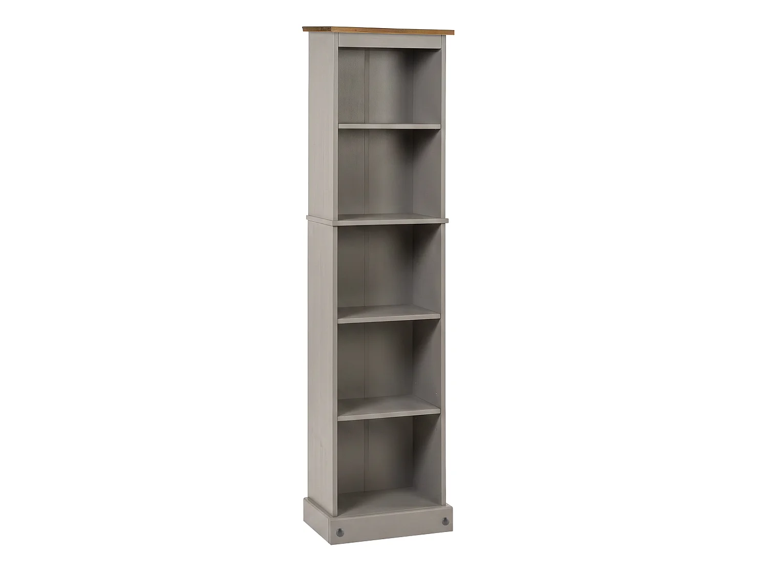 Mercers Furniture Corona Grey Tall Narrow Bookcase
