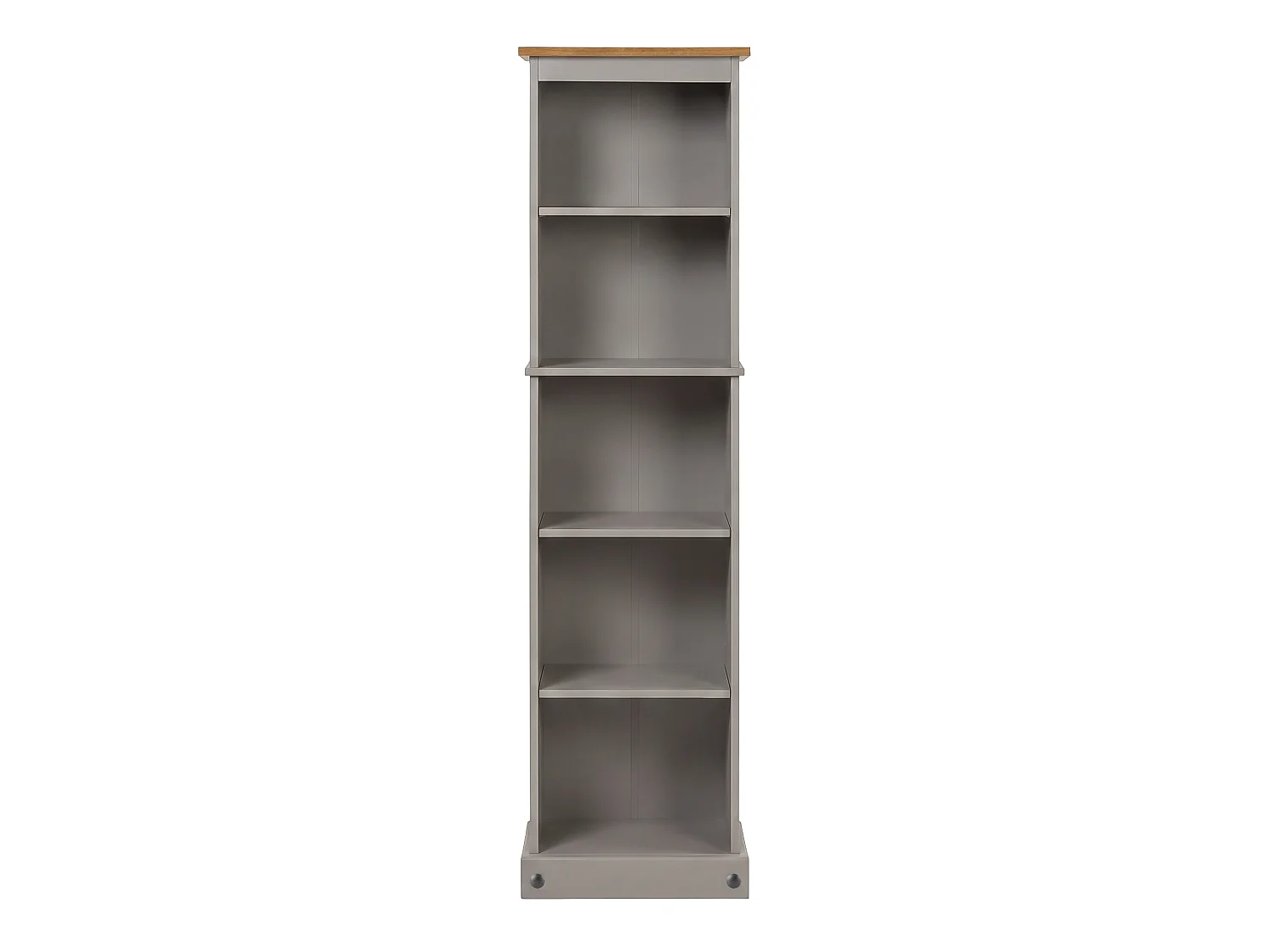 Mercers Furniture Corona Grey Tall Narrow Bookcase