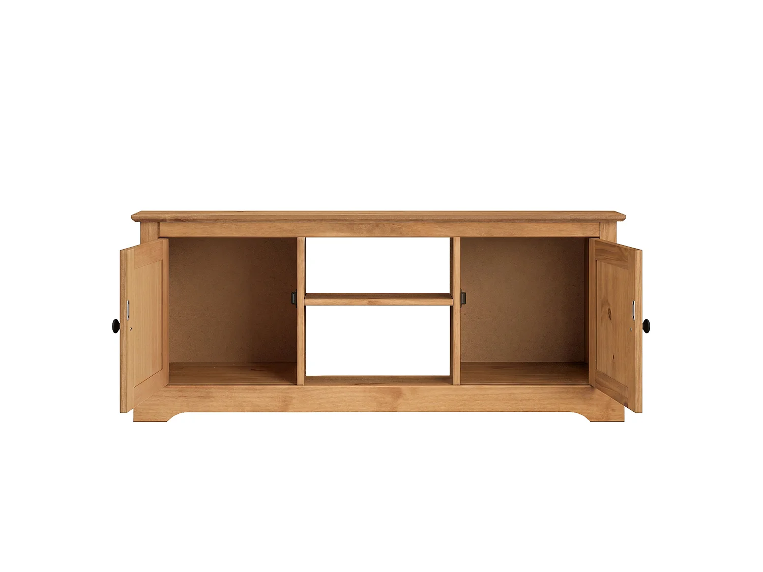 Mercers Furniture Country Antique 2 Door Media Unit Tv Cabinet Television Stand Solid Wood Pine Wooden