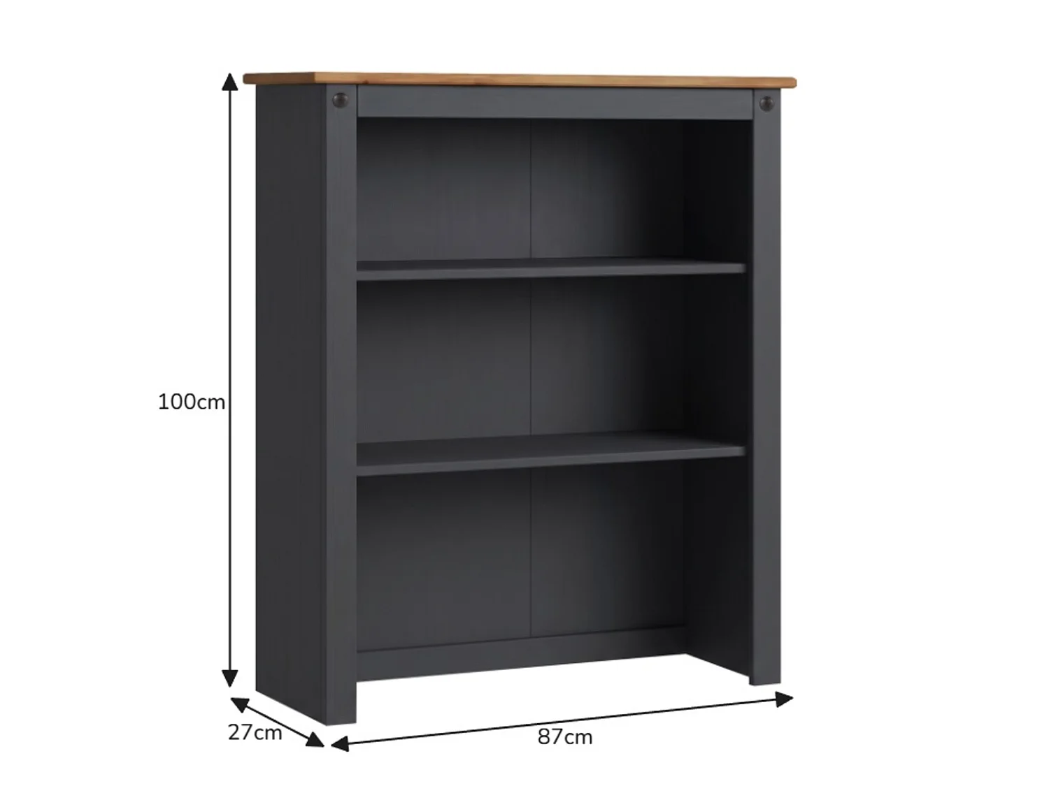 Mercers Furniture Corona Charcoal Small Dresser Top