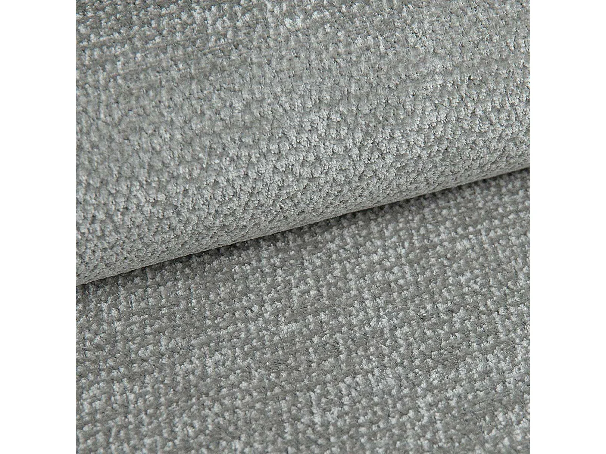 BESILIO Gestoffeerd bed 200x200 cm Tokyo chenille - bed met opbergruimte en lattenbodem - lichtgrijs