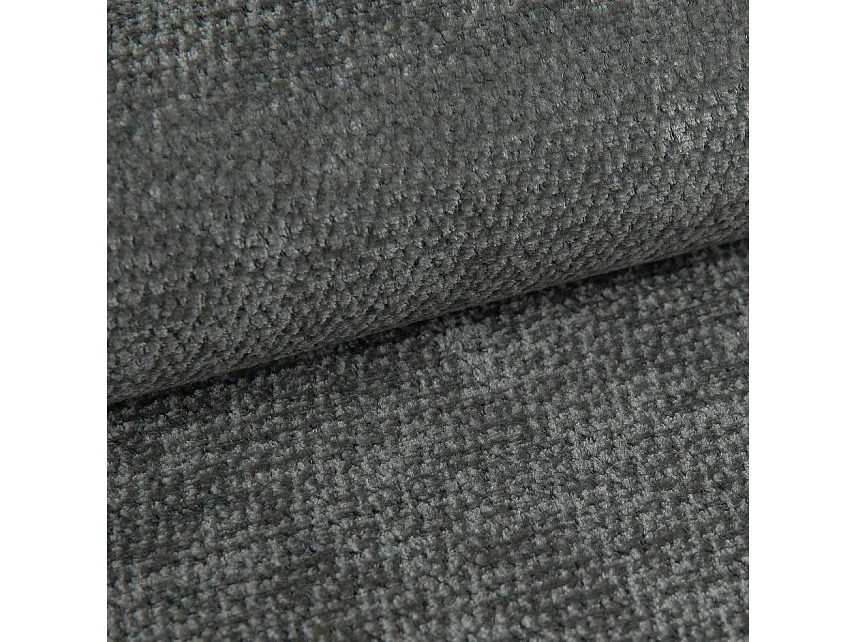 BESILIO Gestoffeerd bed 140x200 cm Tokyo chenille - bed met opbergruimte en lattenbodem - grijs