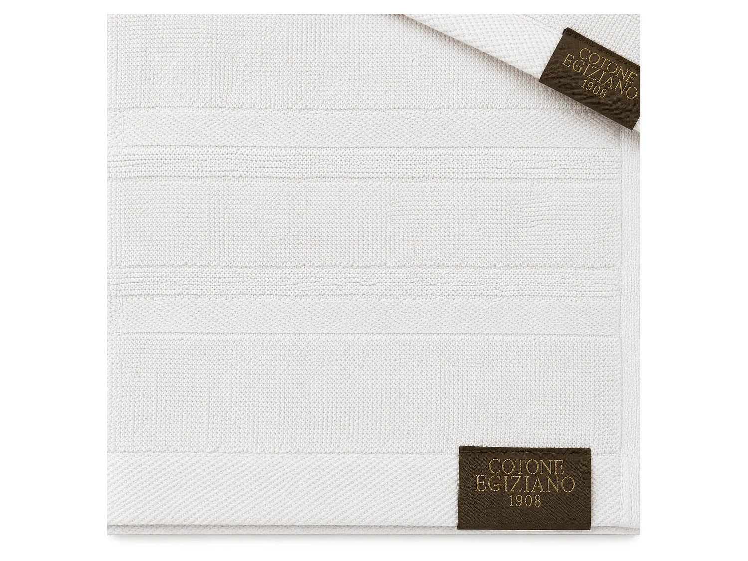 Telo Bagno Saleneba, set di 2 Asciugamano Viso 60x110 cm Asciugamano Ospite 40x60 cm, Bianco,