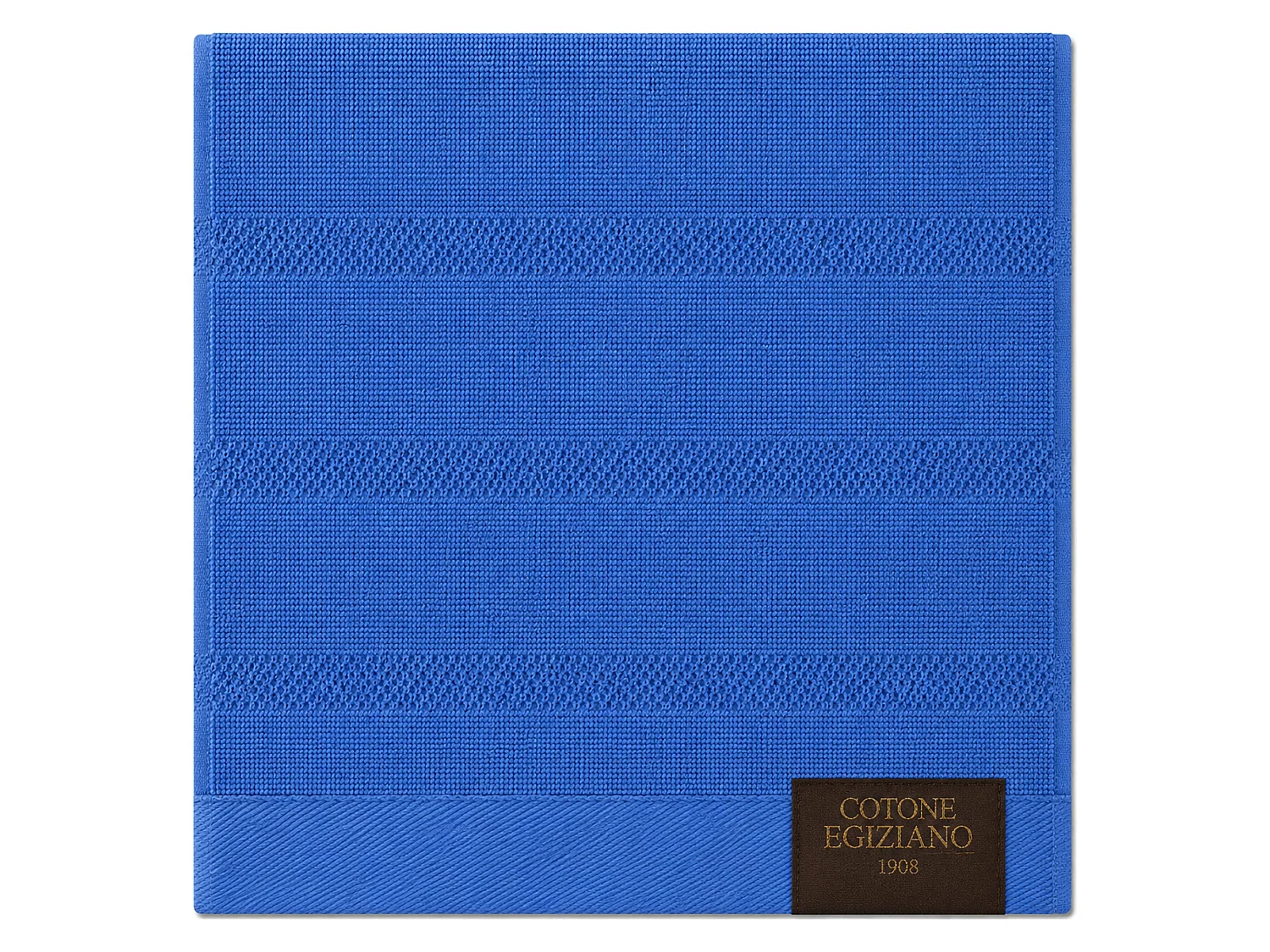 Ensemble de 2 Serviettes de Bain Saleneba: Visage 60x110 cm, Invités 40x60 cm, Bleu,