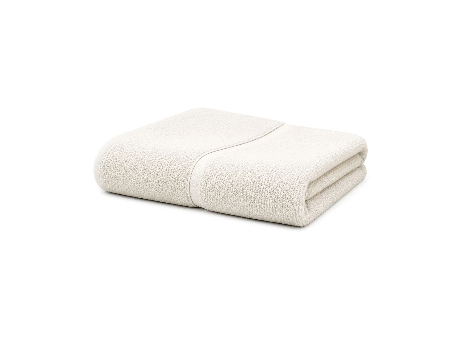Telo Bagno Sanaza, Sfumatura Colore Struttura Avorio, Bianco Avorio,