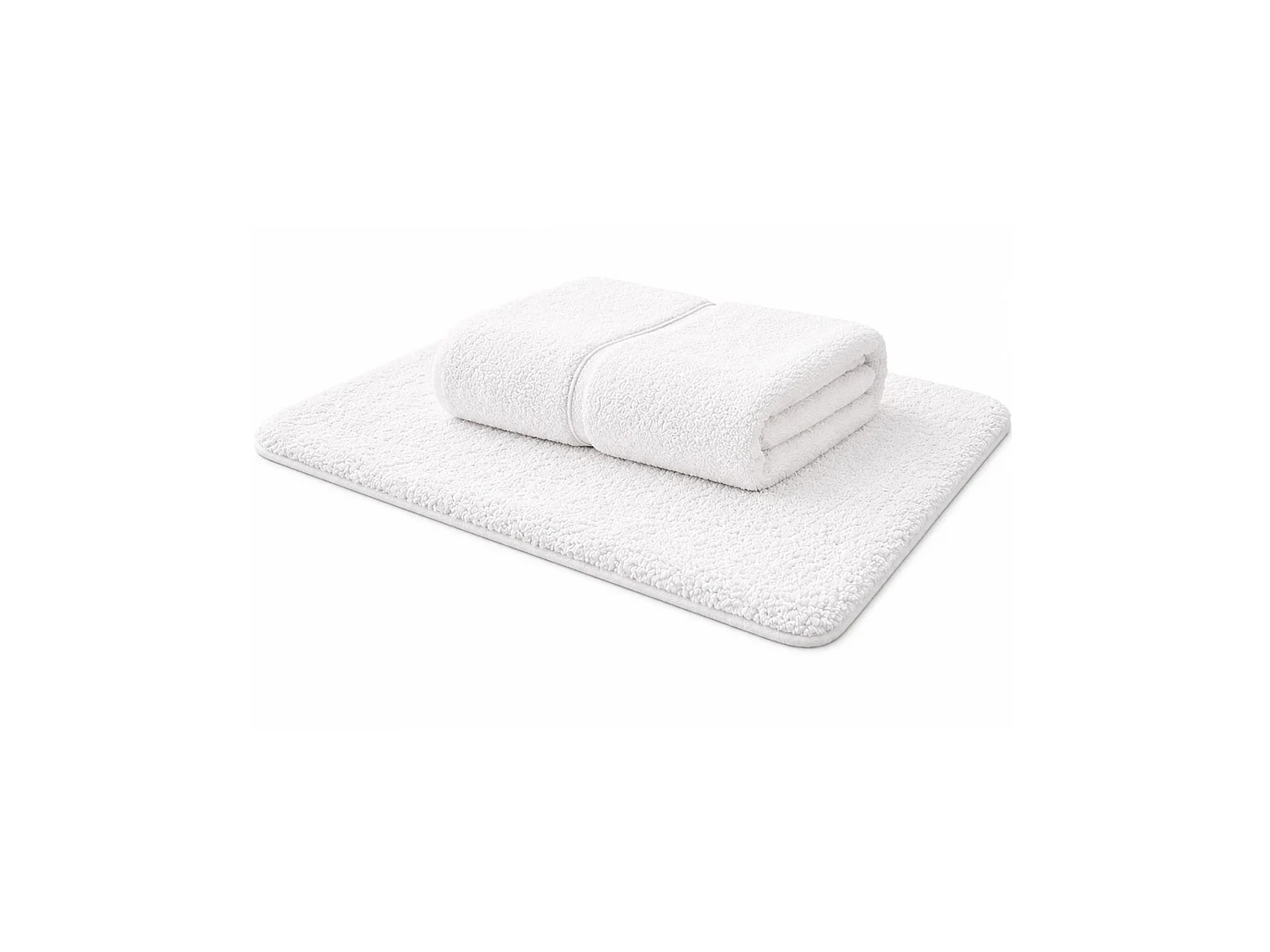 Serviette de Bain Sanamasa, Dégradé Structuré Ivoire, Blanc Ivoire