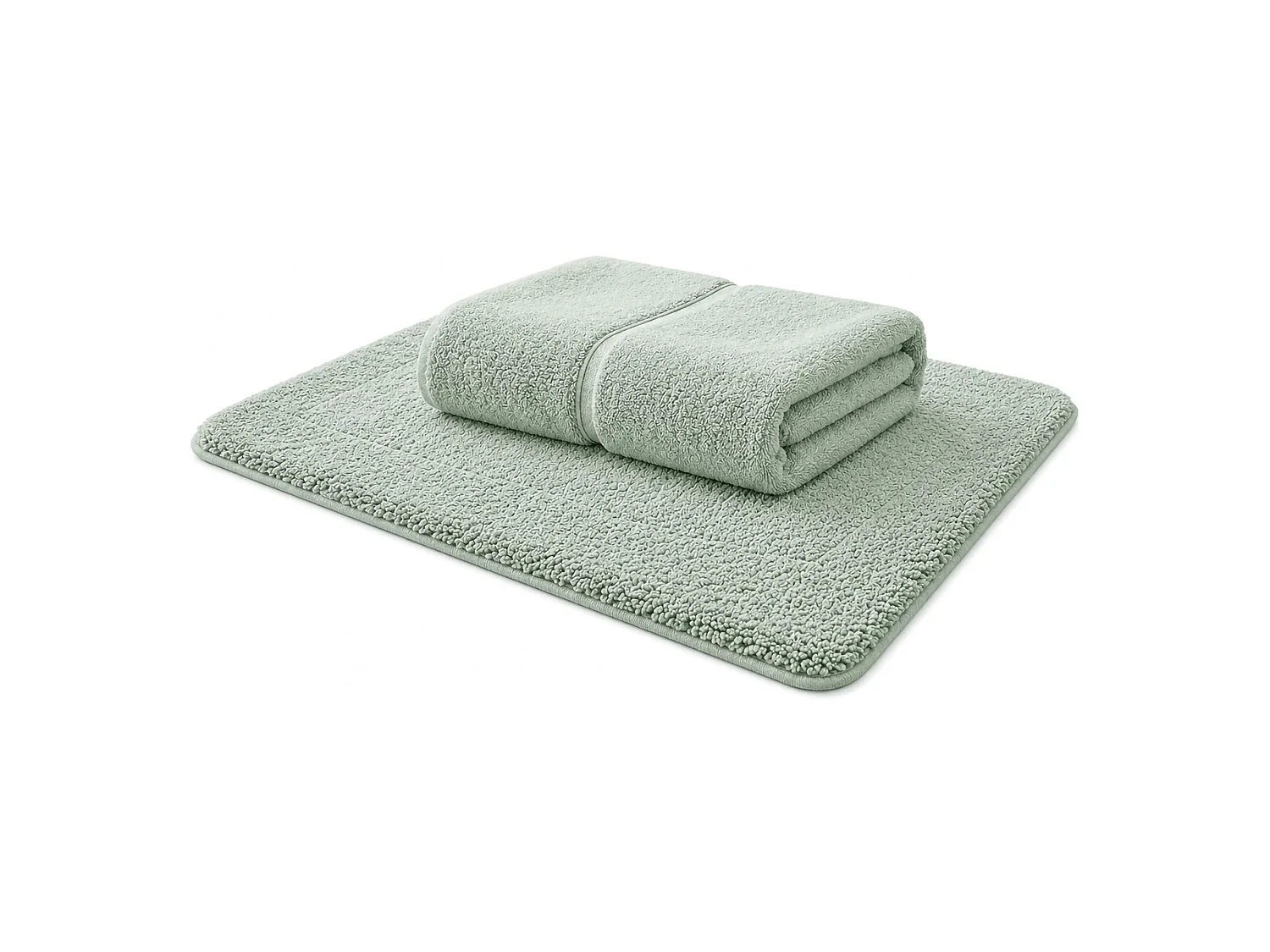 Serviette de Bain Sanamasa, Dégradé de Couleur Menthe, Vert Menthe