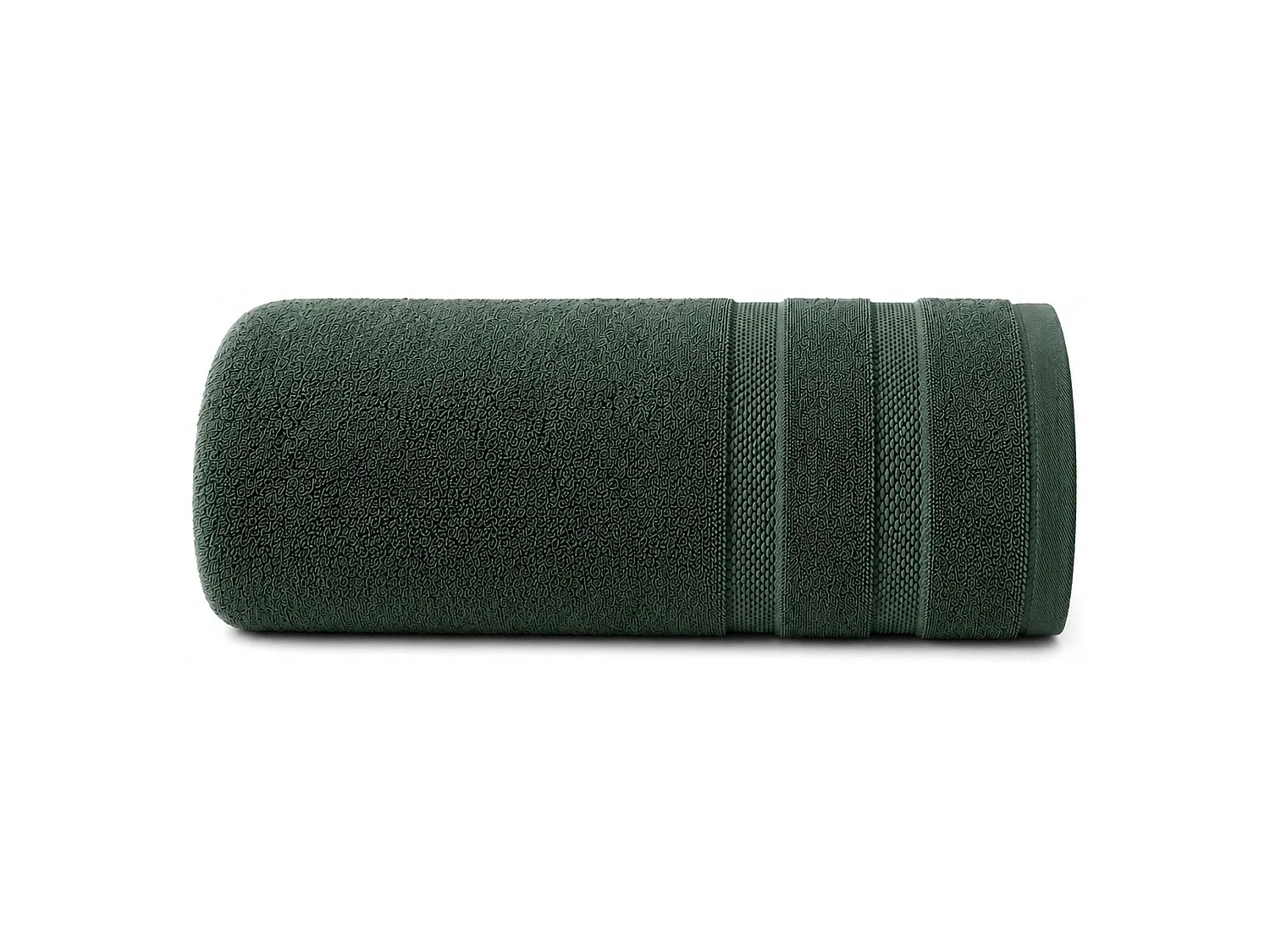 Serviette de Bain Rovarero, Nuance Couleur Structure Foncé, Vert Foncé,