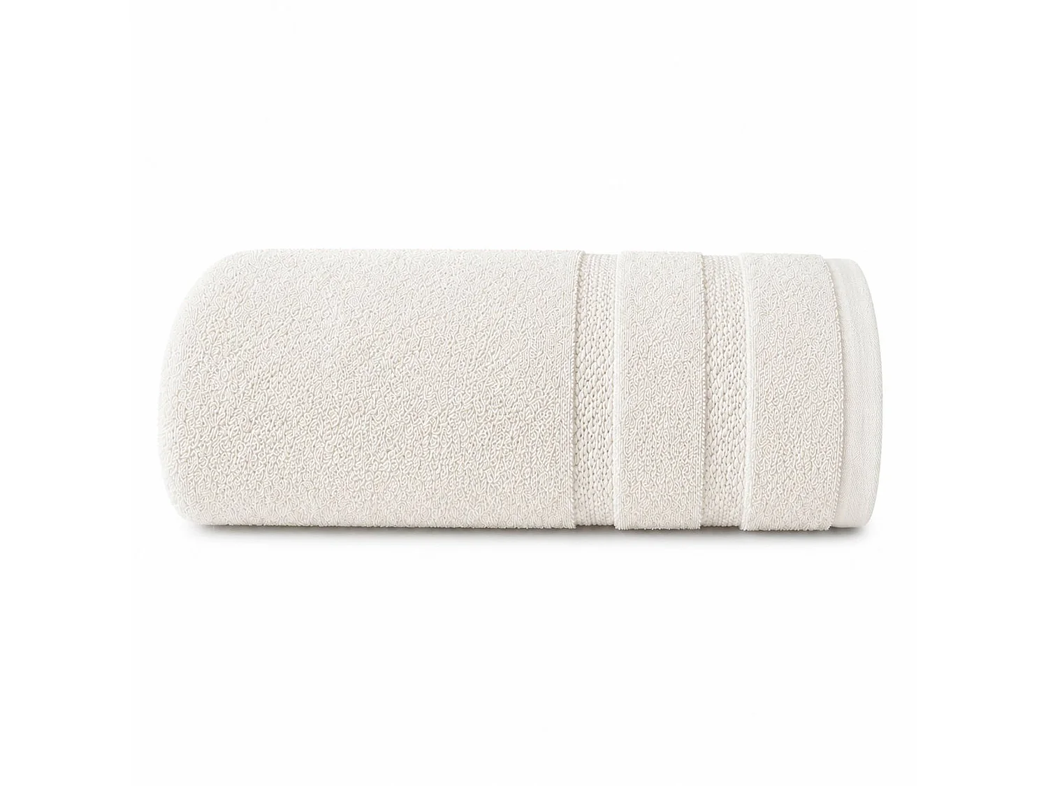 Serviette Rovarero, Dégradé Couleur Ivoire, Blanc Ivoire,