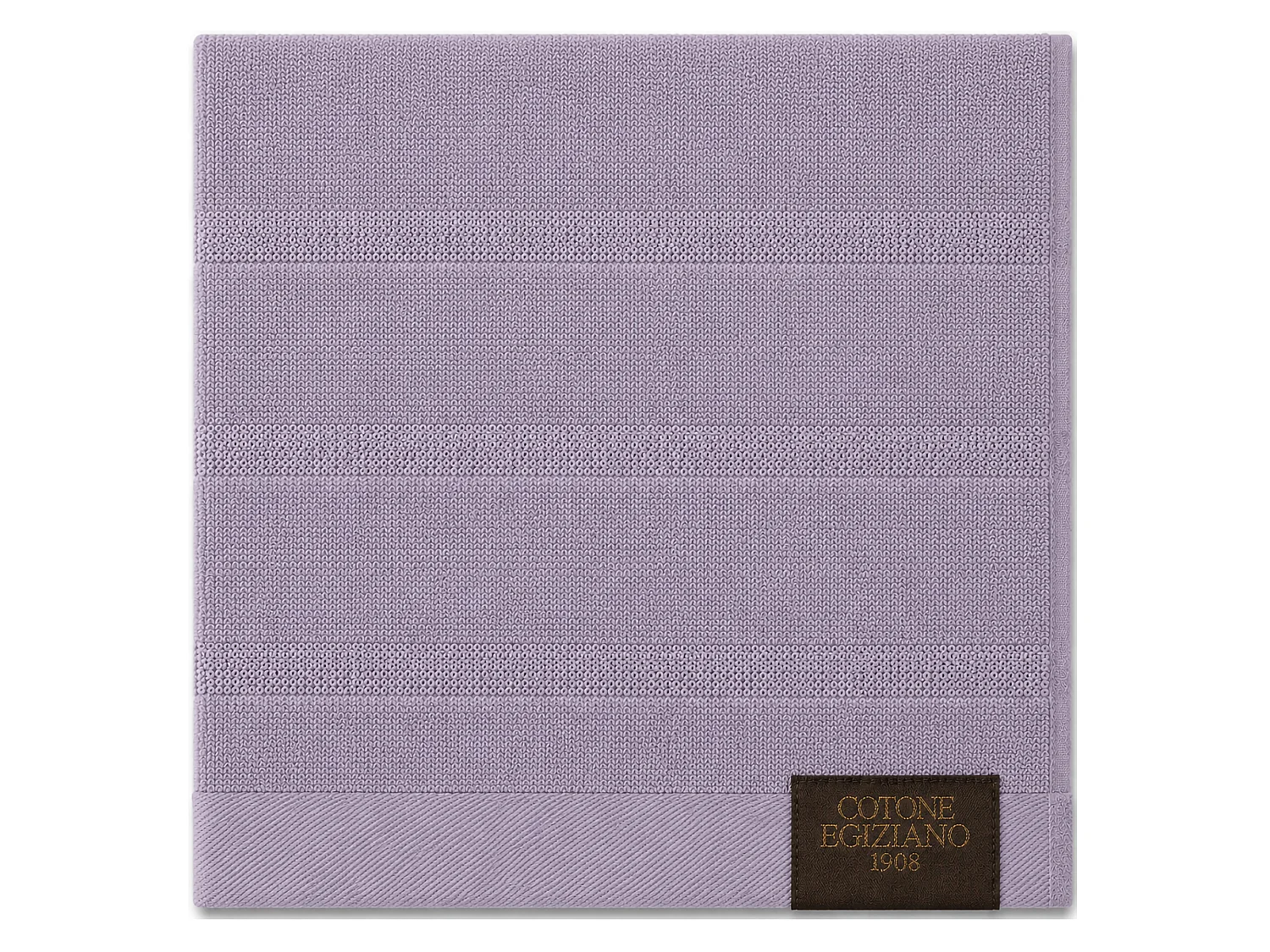Serviette de Bain Saleneba, set de 2 Serviettes Visage 60x110 cm et Invité 40x60 cm, Violet Lilas, Nuance de Couleur Structure Lilas