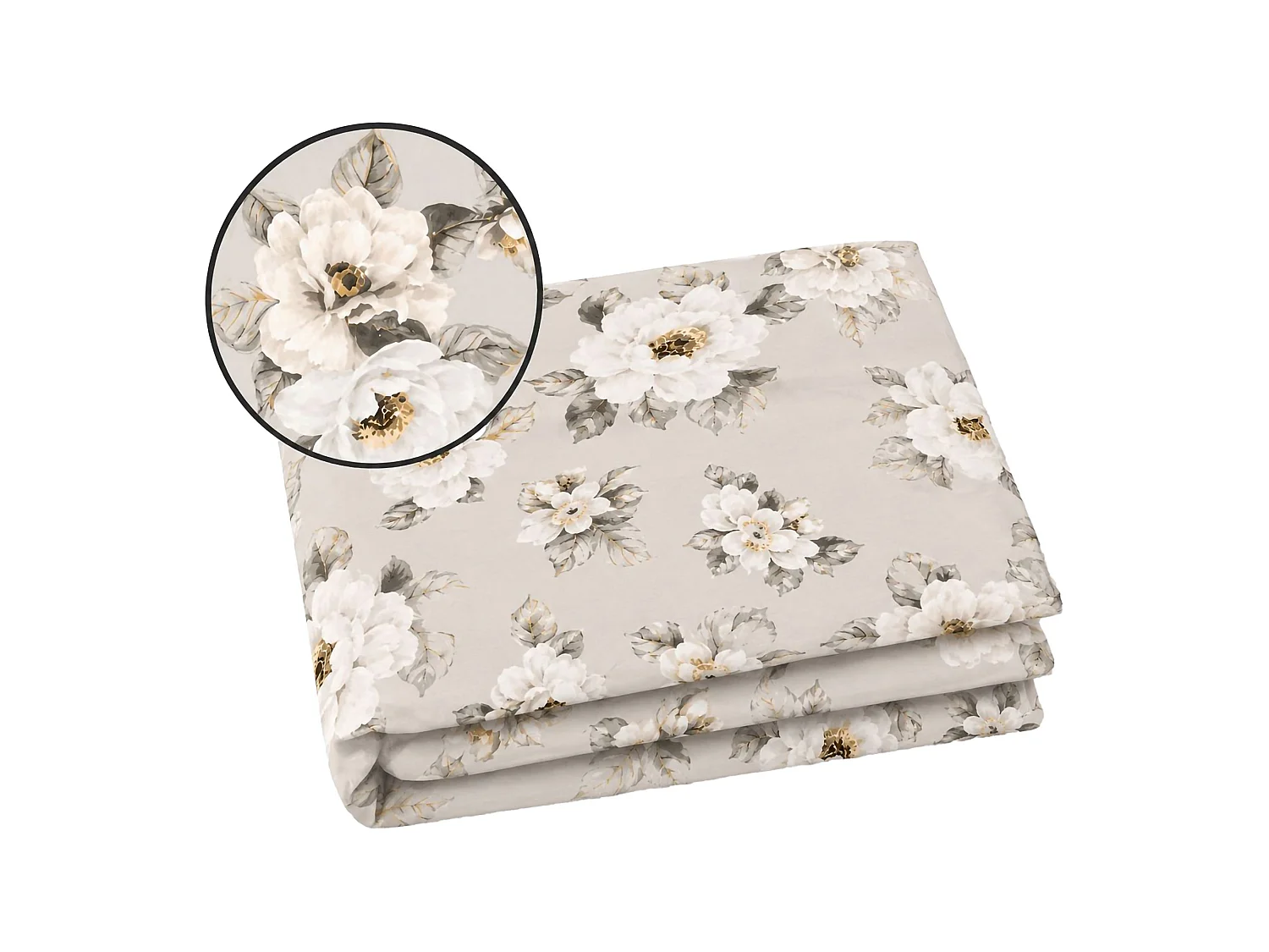 Housse de Couette Double Sadakare, Taie Incluse, 300x250 cm Gris, Lavable en Machine, Séche-Linge