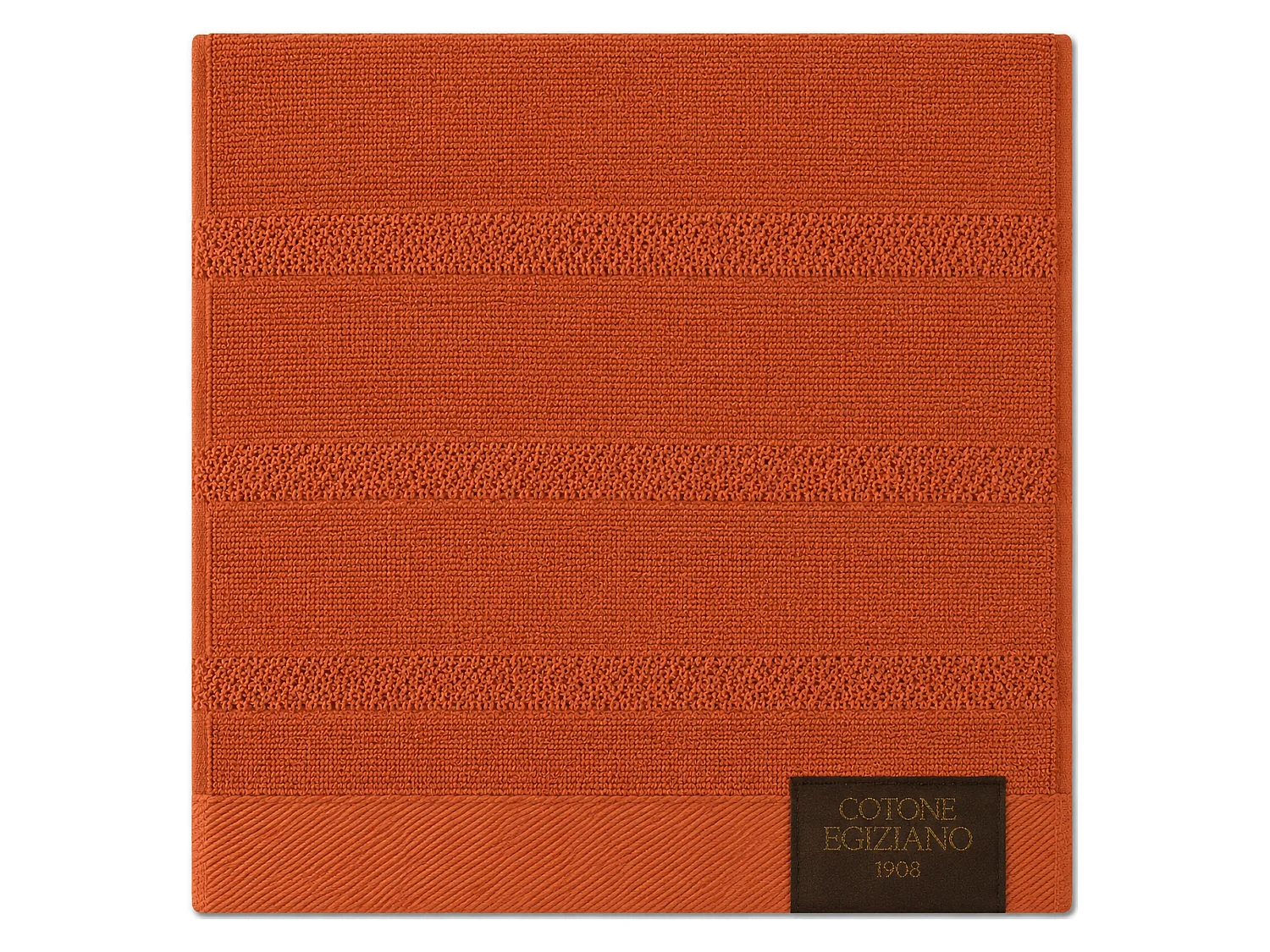 Ensemble de serviettes Saleneba, 2 pièces : serviette visage 60x110 cm, invité 40x60 cm, orange,