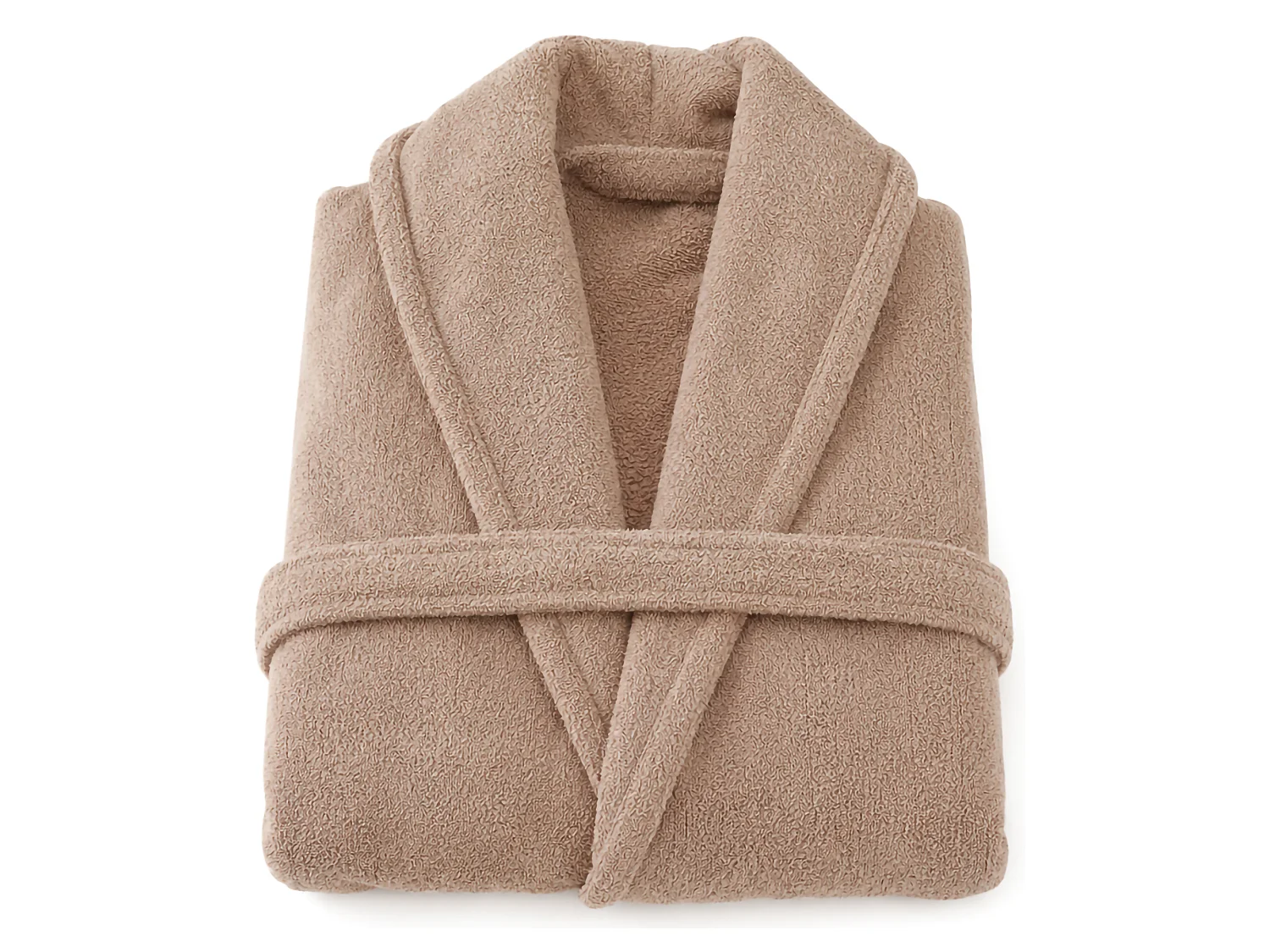 Peignoir Satoka, 100% Coton avec Capuche, Marron Sable, Teinte Sable, Taille M