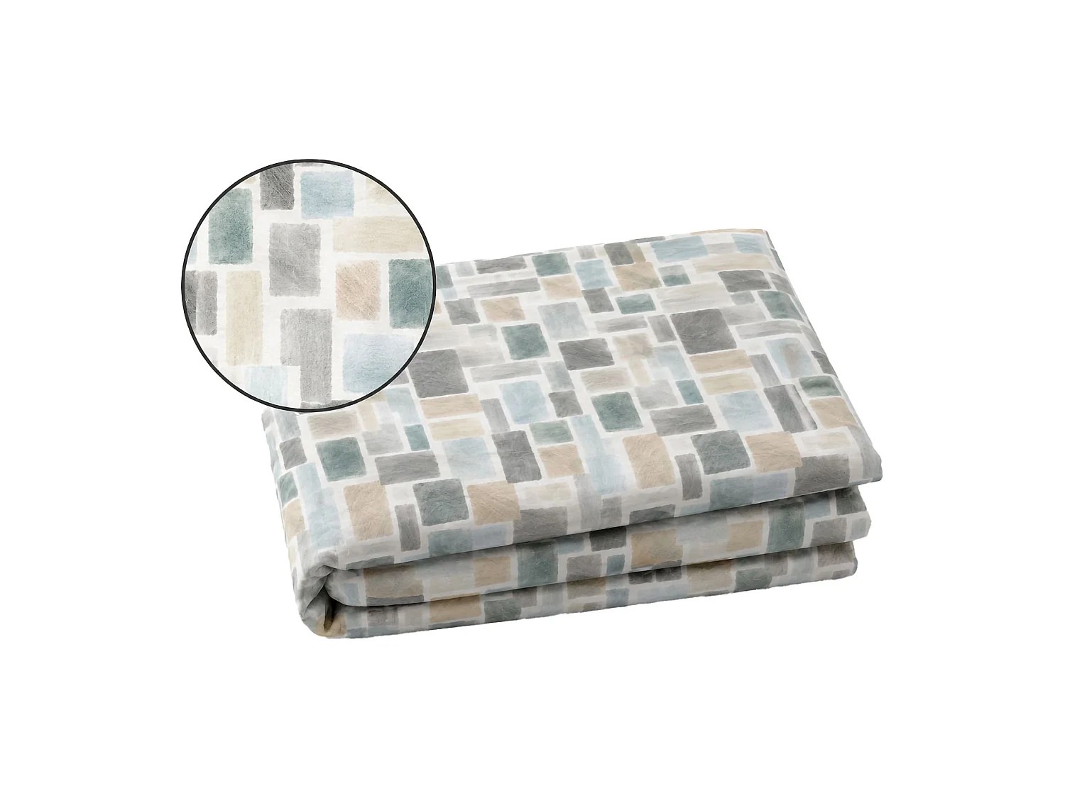 Set Completo Letto Matrimoniale Rovanone, in Cotone, blu, Lavabile in Lavatrice, Asciugatrice