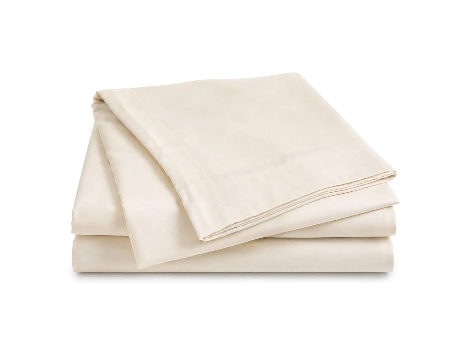 Set Completo Letto Singolo Rotihamo, in Cotone, Bianco Avorio, Lavabile in Lavatrice