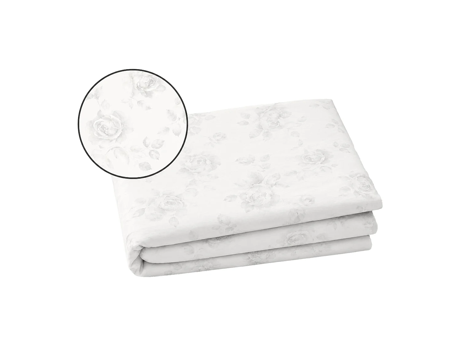 Ensemble Complet Lit Double Samesoda, Satin, Gris, Lavable en Machine, Séchage en Sèche-linge