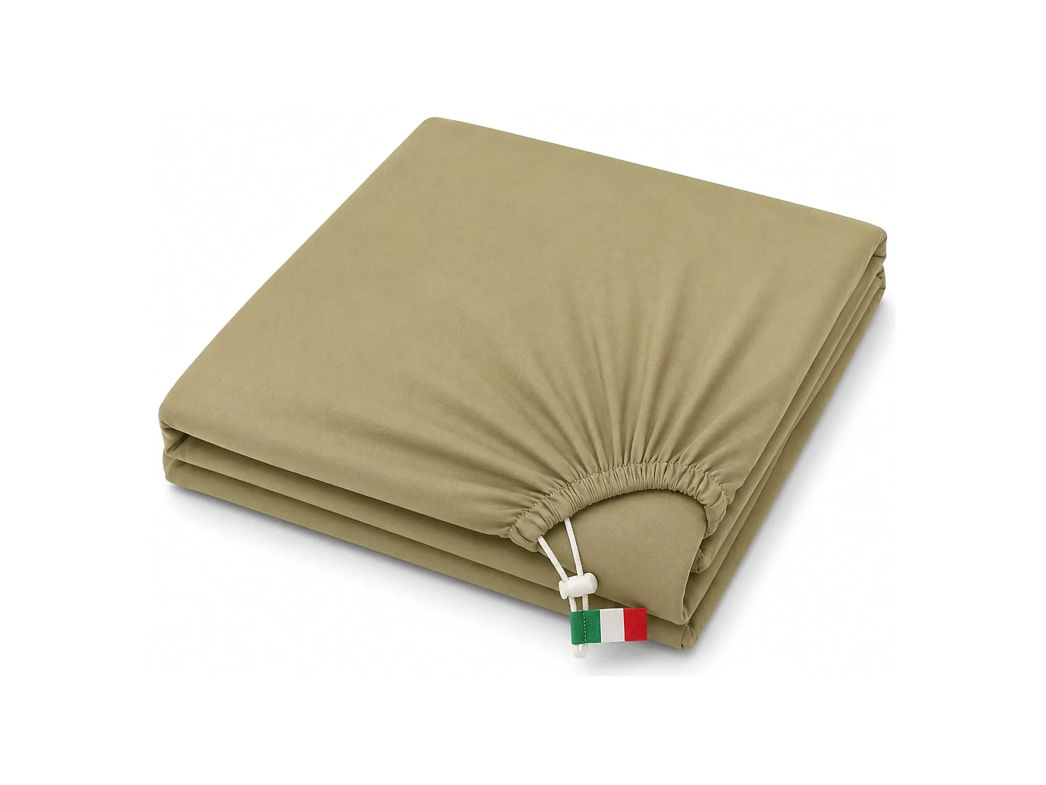 Lenzuolo Singolo Romesalo, Lenzuolo Sotto con Angolo da 27 cm, Verde, Lavabile in Lavatrice, Asciugatrice