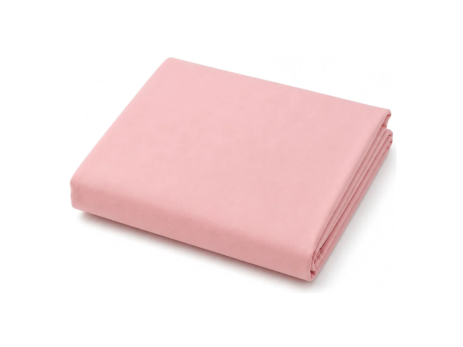 Ensemble Complet Lit Simple Sapatalo, en Polycoton, Rose, Lavable en Machine