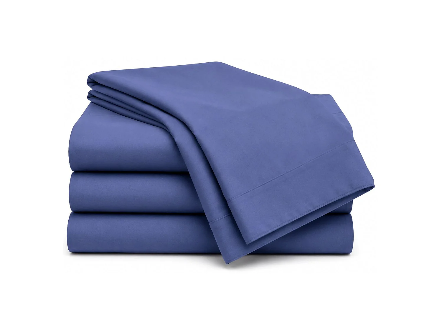 Set Completo Letto Singolo Rotihamo, in Cotone, blu, Lavabile in Lavatrice