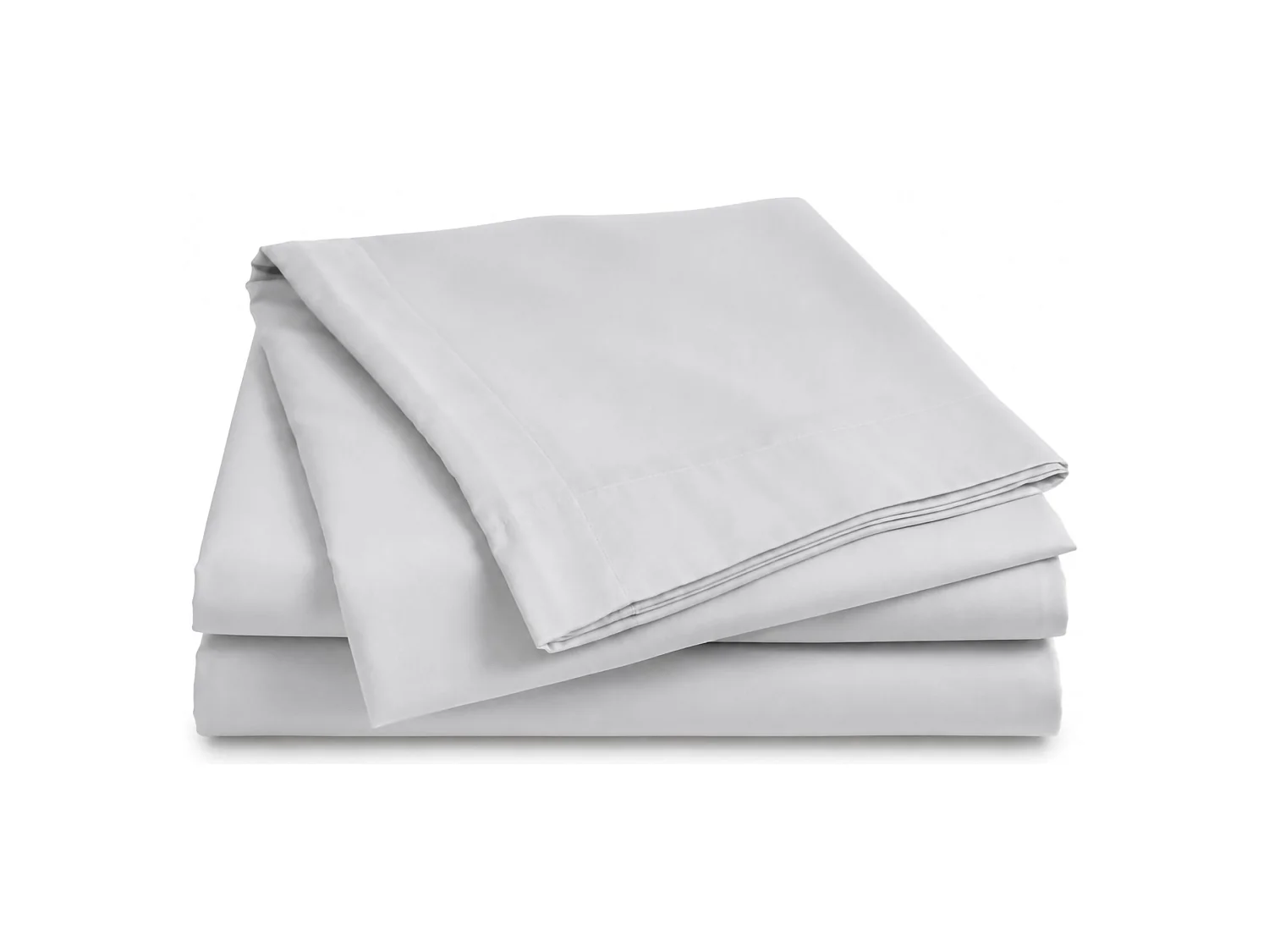 Set Completo Letto Matrimoniale Rova, in Cotone, Grigio, Lavabile in Lavatrice, Asciugatrice