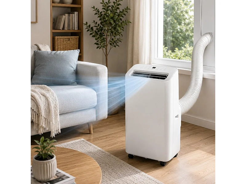 Gree - 12000 Btu - Climatiseur Mobile Froid Et Chaud - Wi-fi - 3,5 Kw