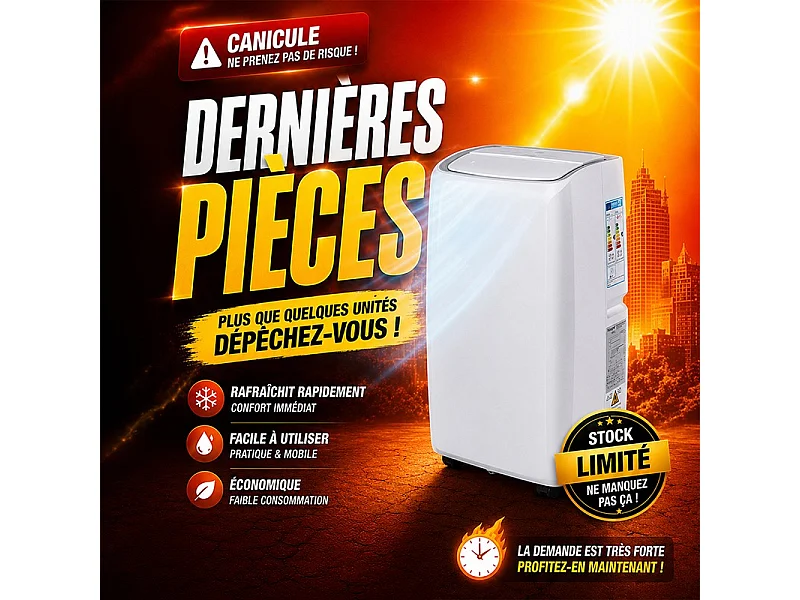Climatiseur Mobile 12000 Btu Avec Déshumidification