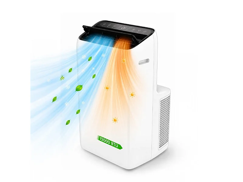 Climatiseur Portable Réversible 12000 Btu - Refroidissement & Chauffage