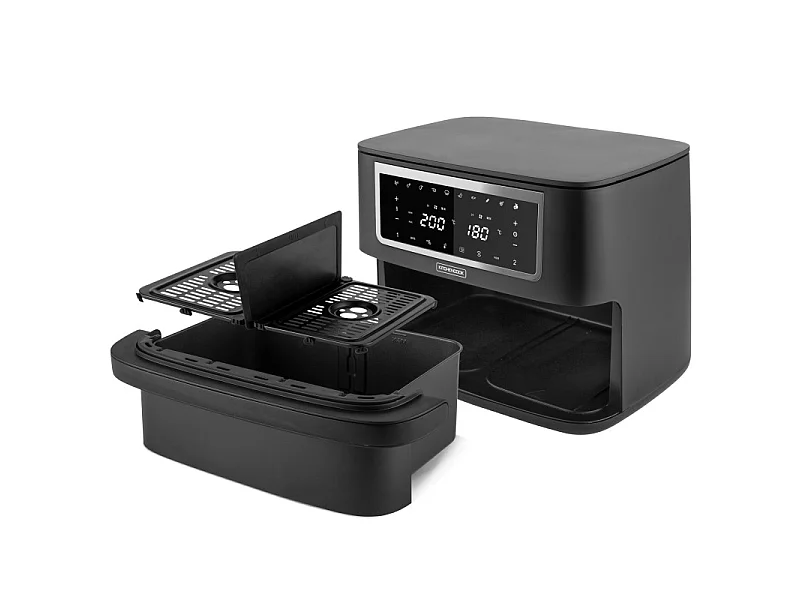 Kitchencook - Airmed_w_pot - Friteuse Sans Huile 10l - Séparateur Amovible