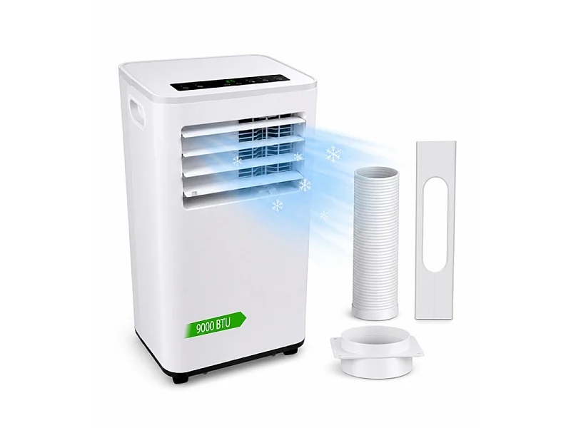 Climatiseur Mobile 3-en-1 Multifonction 9 000 Btu Avec Déshumidification