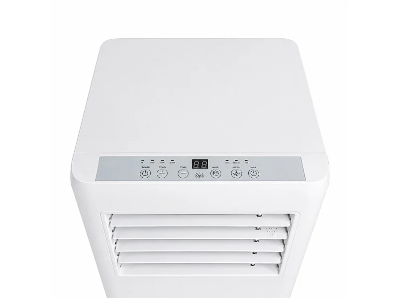 Climatiseur Portable - Blanc - 7000 Btu - 3-en-1 - Silencieux 64 Db