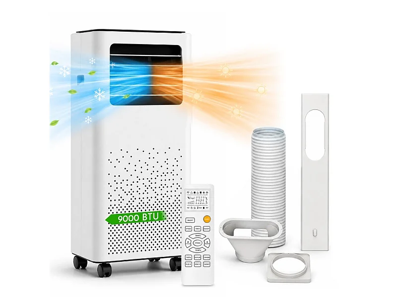 Climatiseur Mobile Réversible - 9000 Btu - R290 - Froid & Chauffage