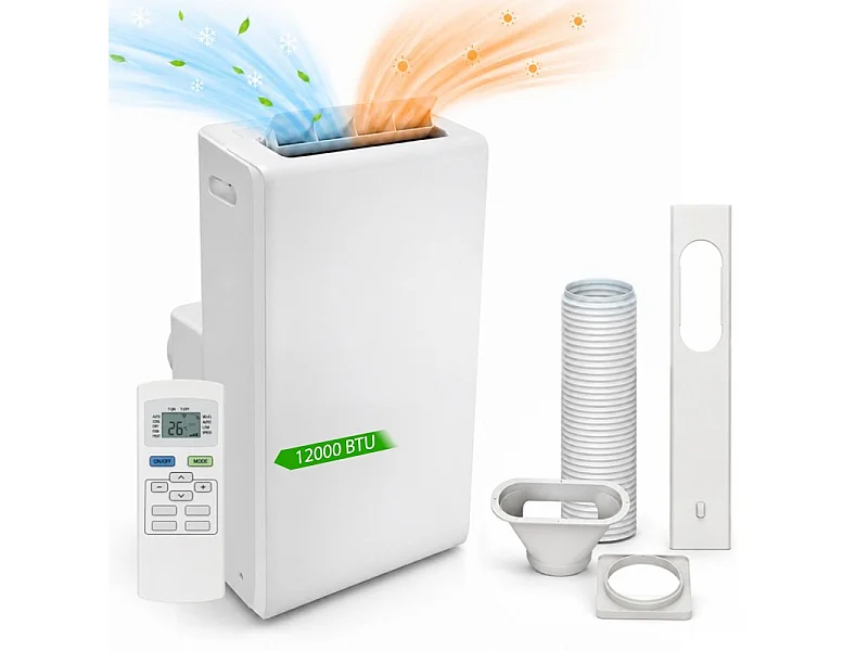 Climatiseur Mobile Connecté - 12 000 Btu - Wi-fi - Froid Et Chauffage 3,52 Kw