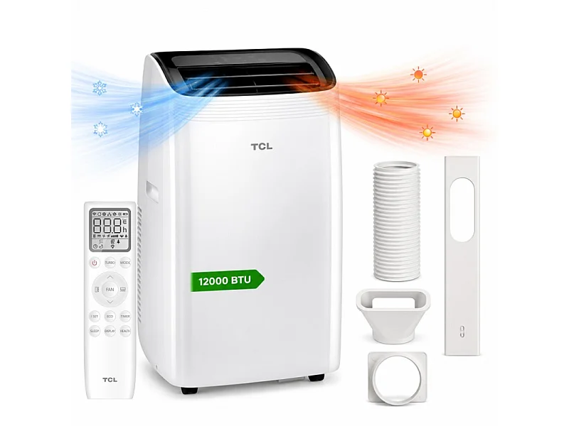 Tcl - Climatiseur Mobile 4 En 1 Réversible 12000 Btu - Série Performance