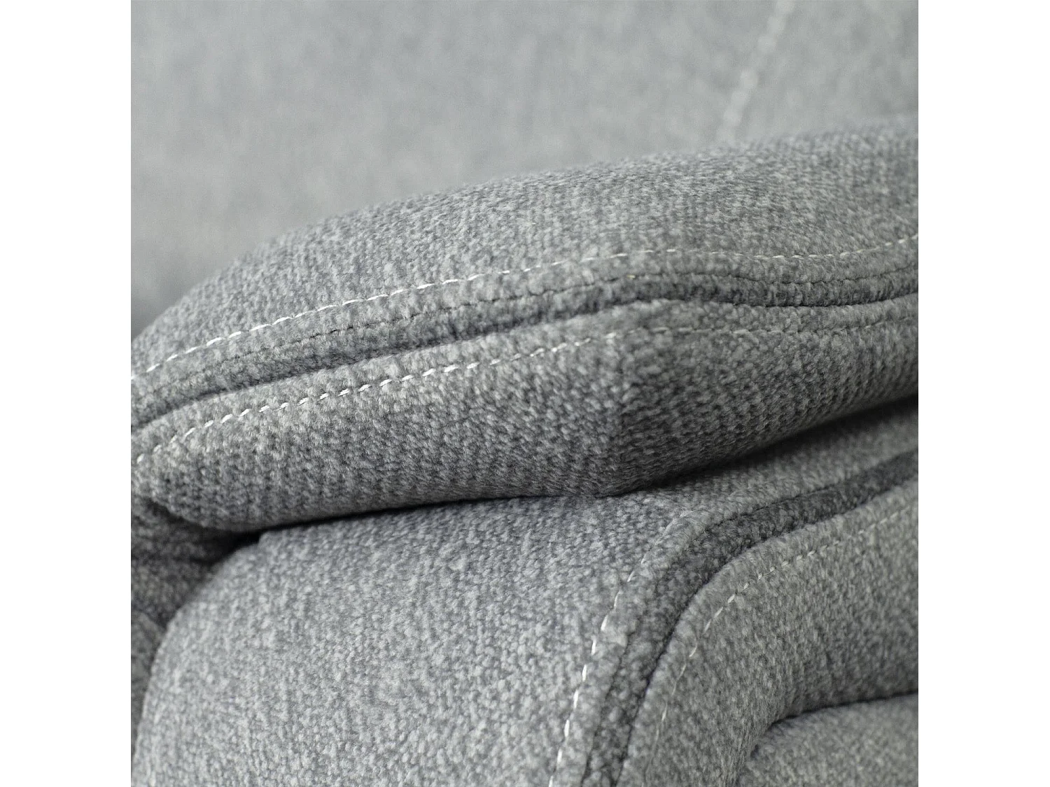 Milano Grey Fabric Electric Reclining Sofa Suite USB Cup Holder