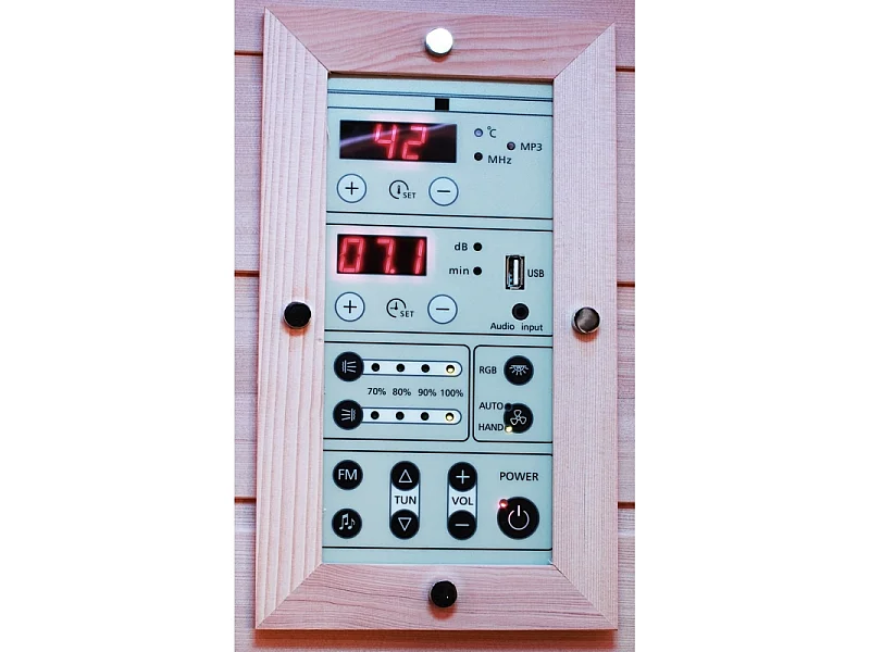 Sauna Infrarouge Boreal® 200 à Spectre Complet - 200x135x200
