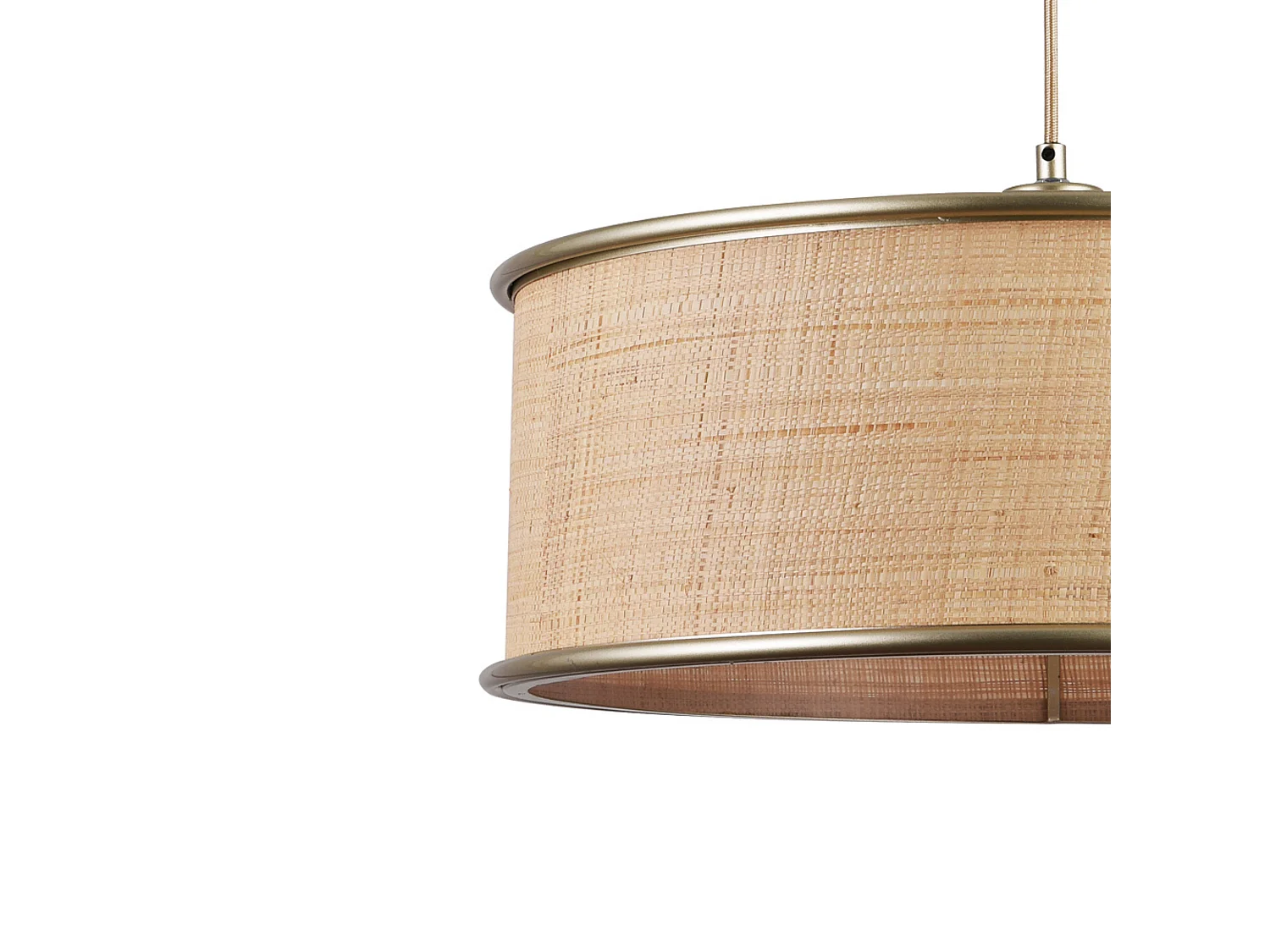 Suspension en fibre naturelle D47 cm - Bob