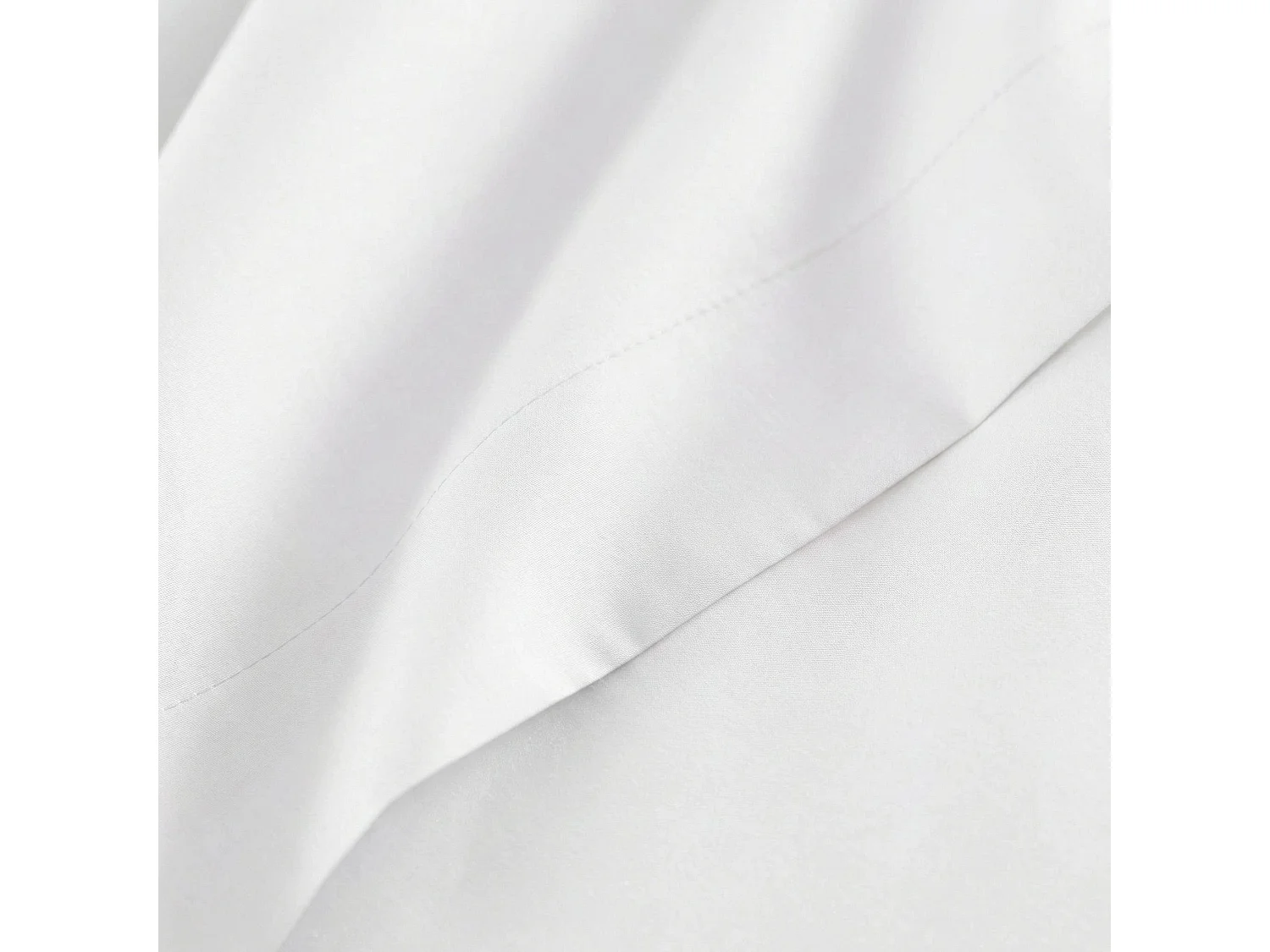 Taie d'oreiller 65x65 coton percale blanc - SOMEO - MORPHEE