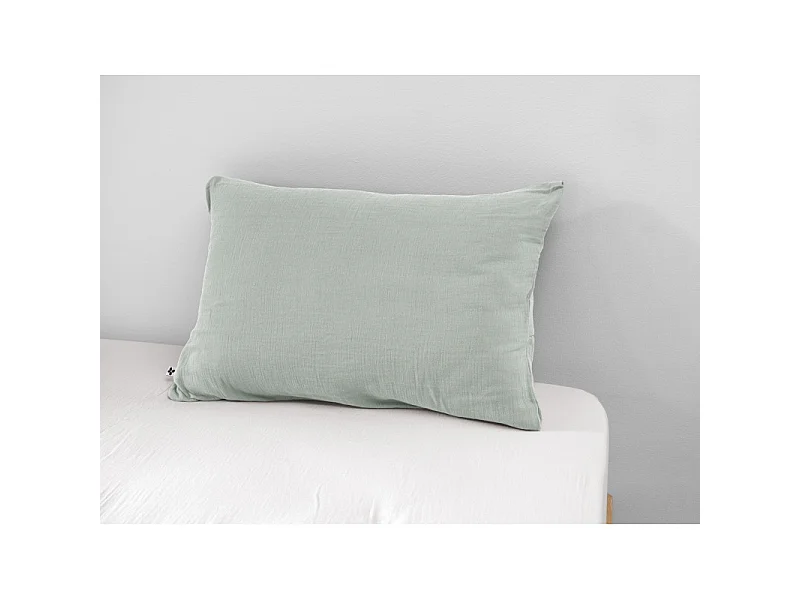 Taie d'oreiller "Gaïa" 60 x 60 cm & 50 x 70 cm "Gaze de Coton" l'Effet Papillon