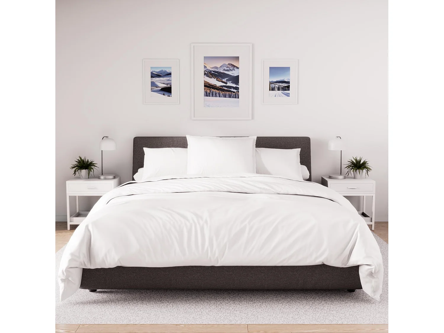 Funda de almohada de polialgodón 50x75 cm PERCALE blanco, de Soleil d'ocre