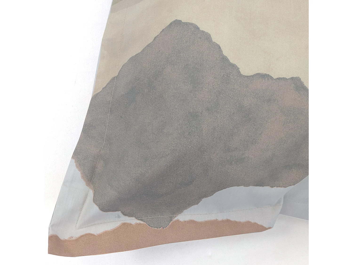 Taie d'oreiller 50x70 cm percale de coton LAND CRAIE multicolore