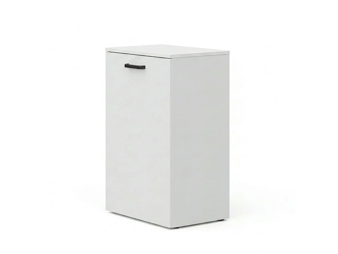 Folding Computer Desk Shefa Line Flexi White (folding top and mobile storage unit)