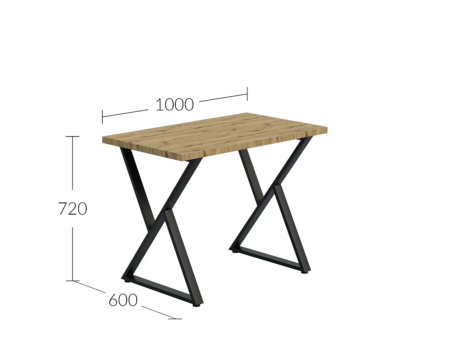 Dining table Shefa Line Chicago 100 Artisan Oak