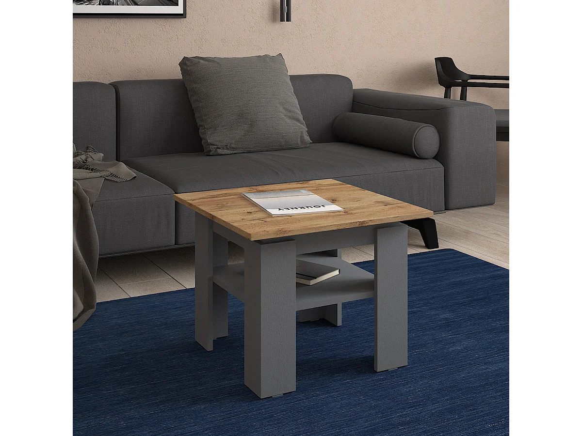 Coffee table Shefa Line Element 550 Oak - Graphite