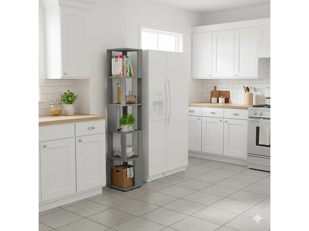 Shelving unit Shefa Line Element-5 Graphite